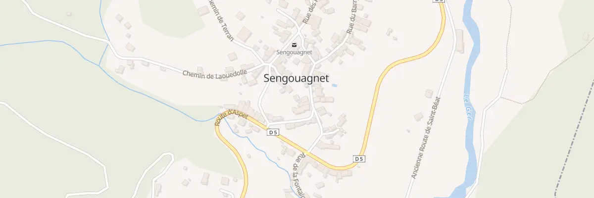Plan du 96 Village à Sengouagnet
