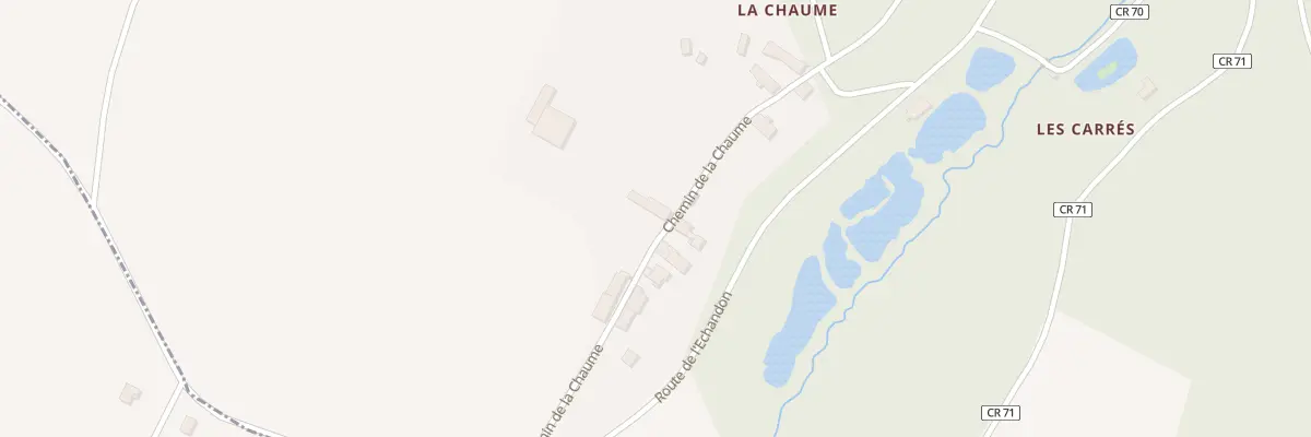 Plan du 4 Che de la Chaume à Esvres
