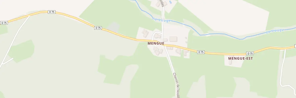 Plan de Mengue à Aulon