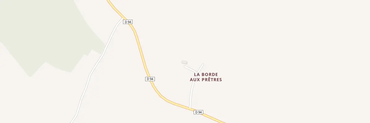 Plan du 52 La Borde aux Pretres à Cellé
