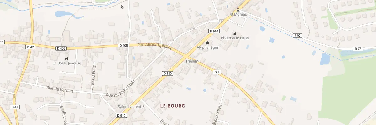 Plan du 38 Rue Nationale à Monnaie