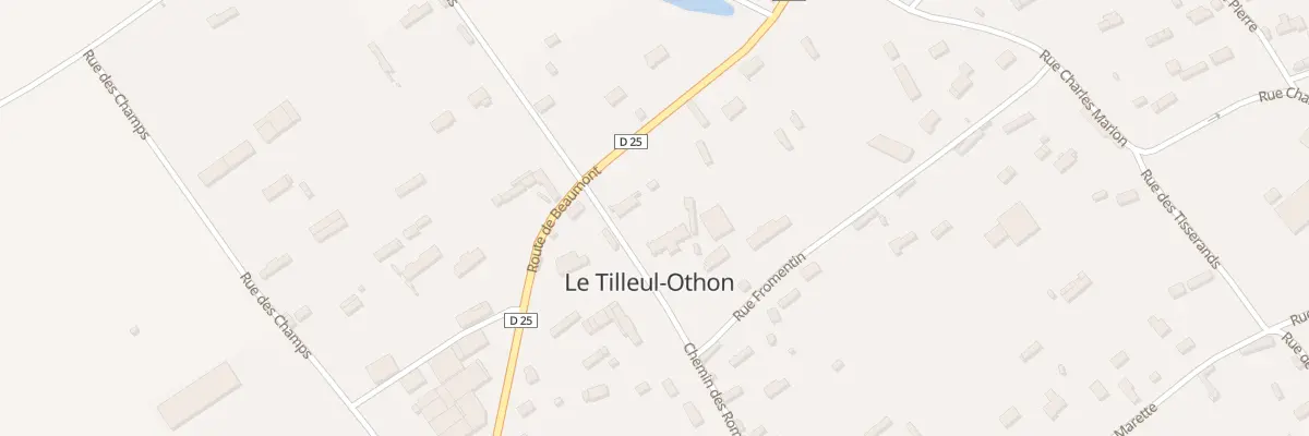 Plan du 1 Rue de l’Eglise - Le Tilleul à Goupil-Othon