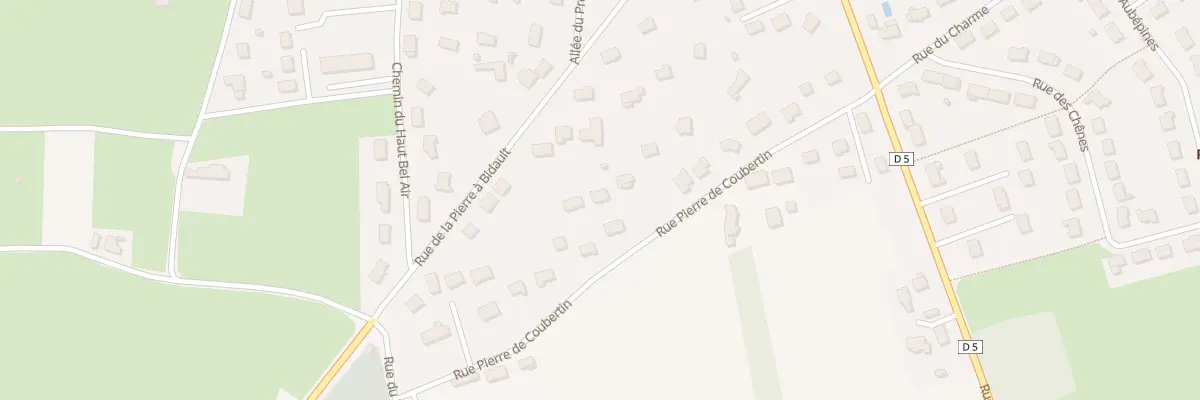 Plan du 23B Rue Pierre de Coubertin à Monnaie