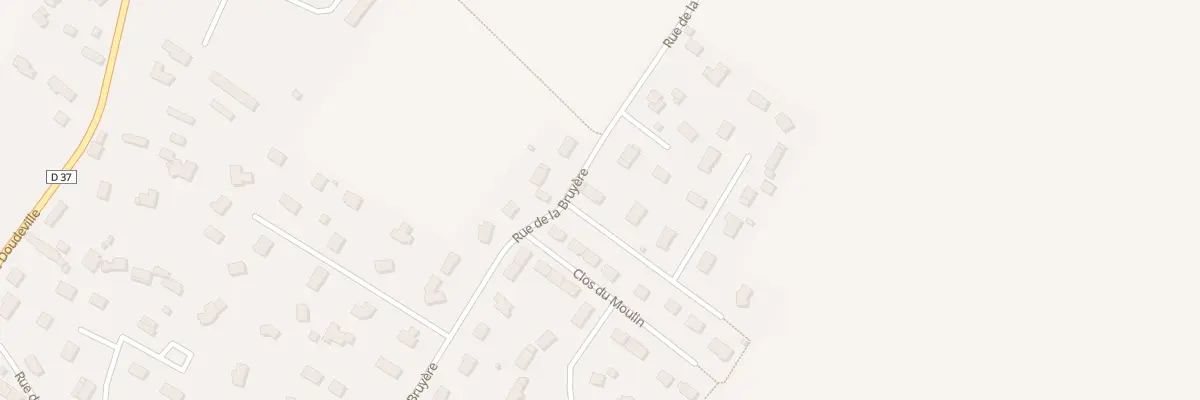 Plan du 450 Rue de la Bruyere à Étoutteville