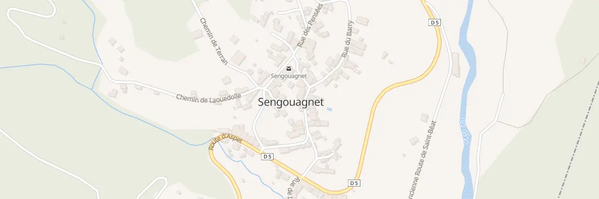 Plan du 98 Village à Sengouagnet