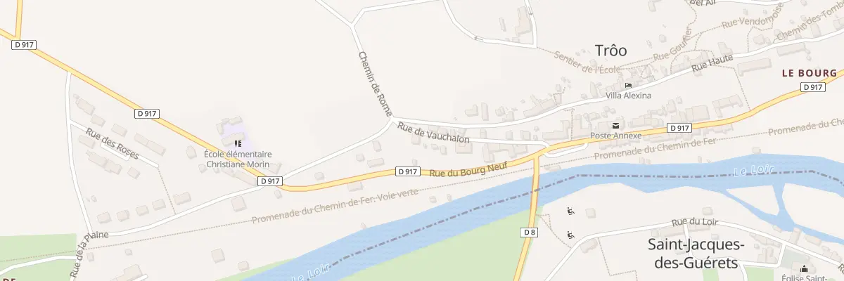 Plan du 6 Rue de Vauchalon à Troo