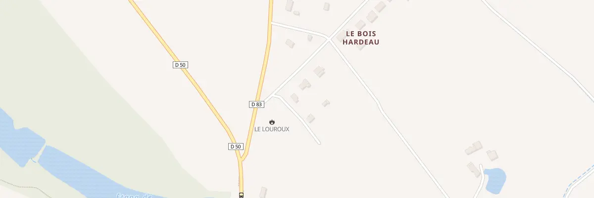 Plan du 145 Le Bois Hardeau au Louroux