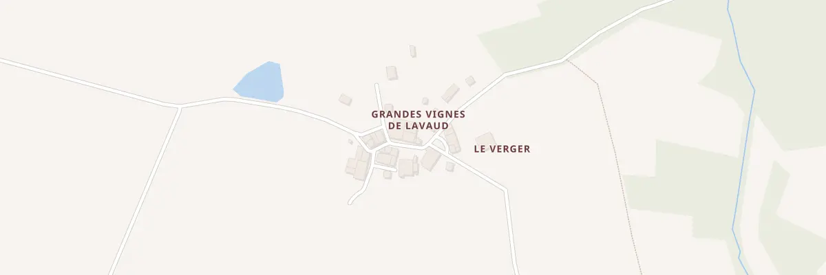 Plan du 11 Vge Village de Lavaud à Étagnac