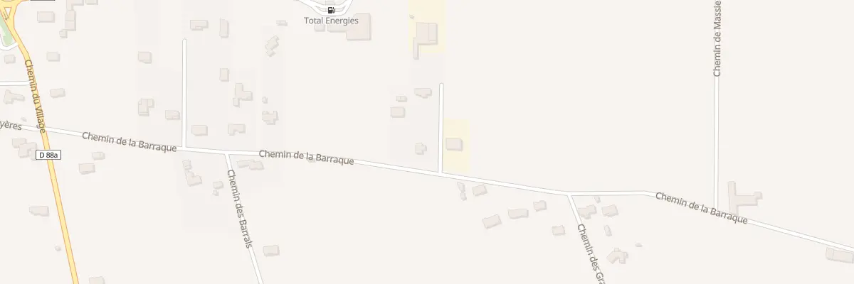 Plan du 53 Che de la Barraque à Estancarbon