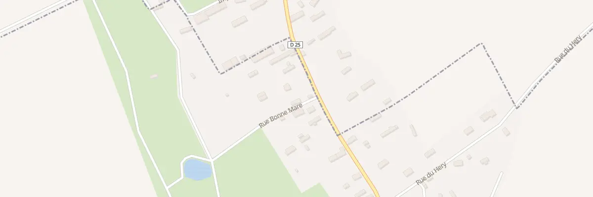 Plan du 1 Rue Bonne Mare à Thibouville