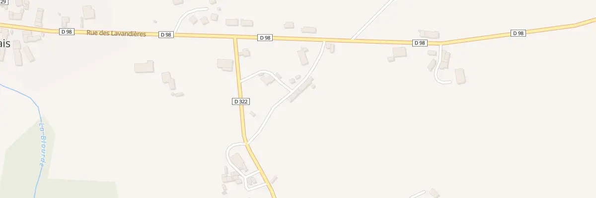 Plan du 5 Chez Terrier à Oradour-Fanais