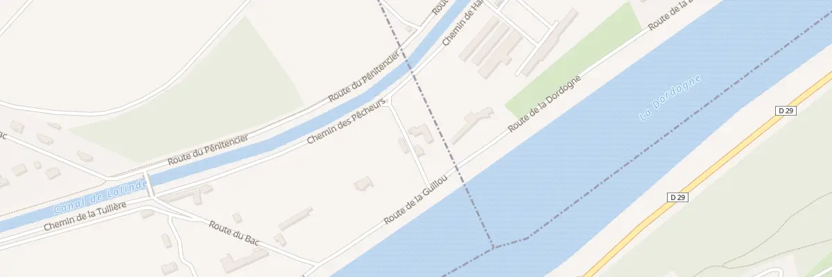 Plan du 2811 Rte de la Guillou à Lalinde