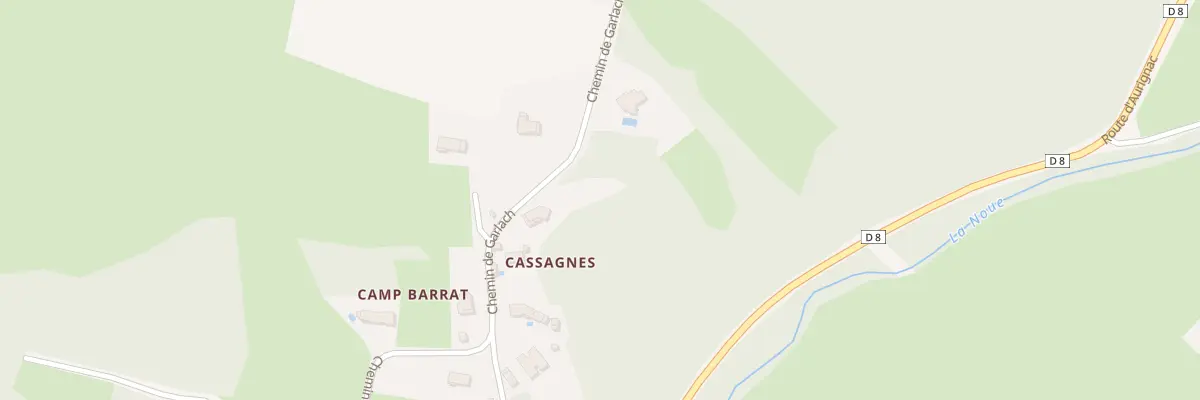 Plan du 8 Che de Garlach à Latoue