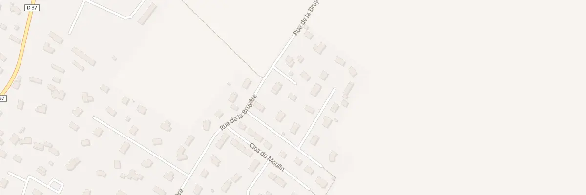 Plan du 486 Rue de la Bruyere à Étoutteville