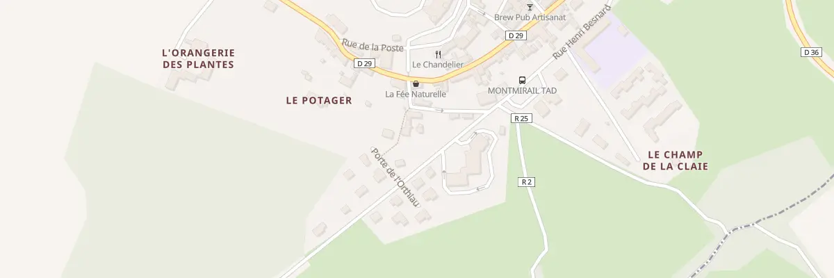 Plan du 6 Pte de L Orthiau à Montmirail