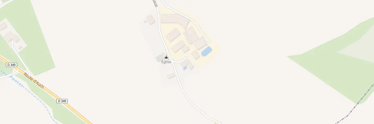 Plan du 5101 Pagueres de Fangeaux à Bédéchan