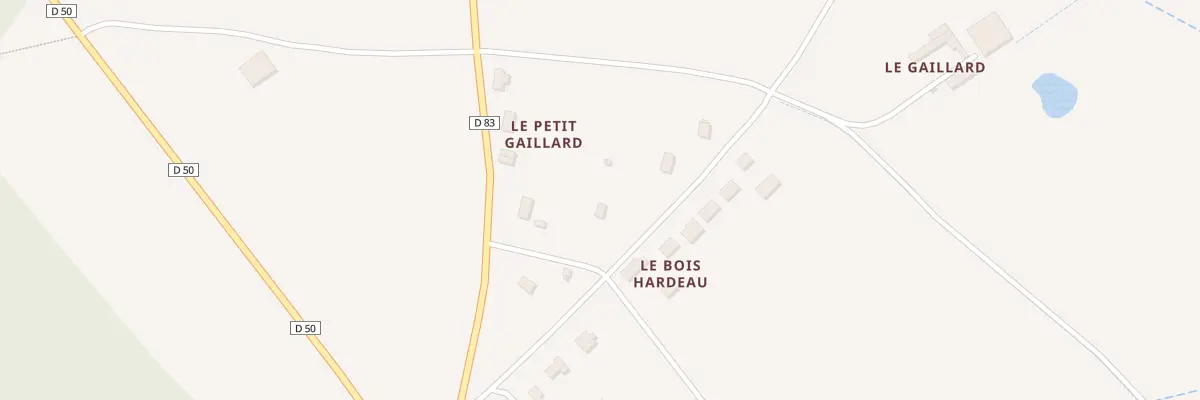 Plan du 170 Le Gaillard au Louroux