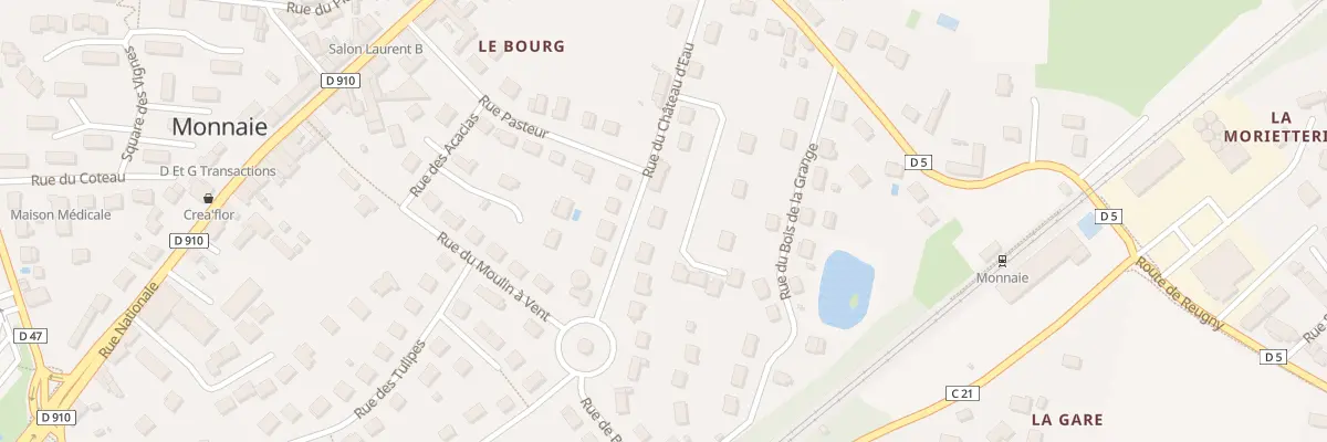 Plan du 8B Rue du Château d’Eau à Monnaie