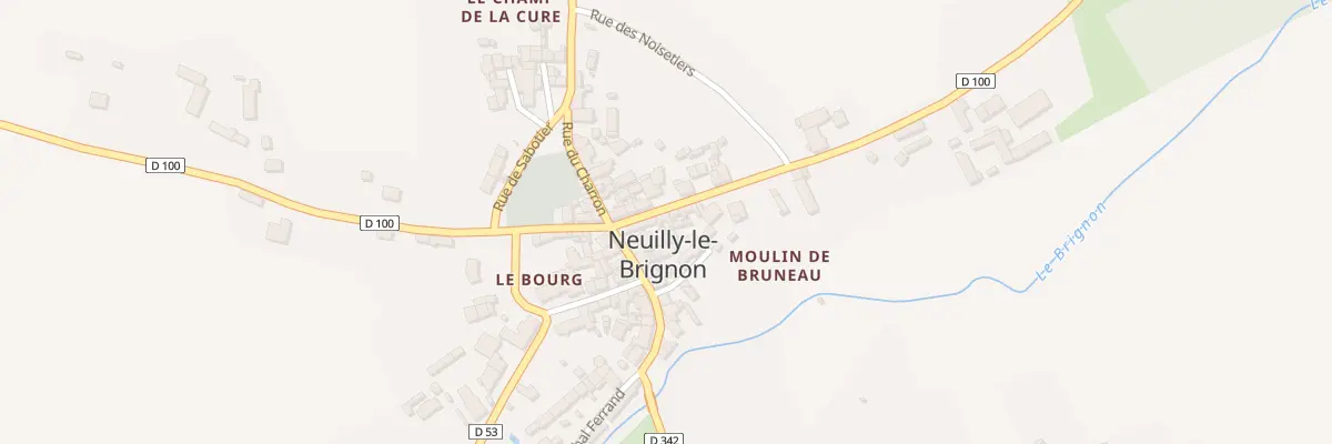 Plan du 3 Rue du Bourrelier à Neuilly-le-Brignon