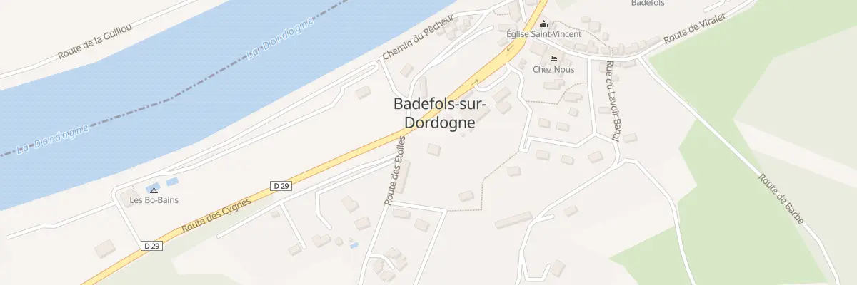 Plan du 3A Le Bourg Sud à Badefols-sur-Dordogne