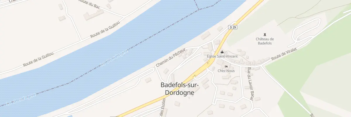 Plan du 6 Le Bourg Sud à Badefols-sur-Dordogne