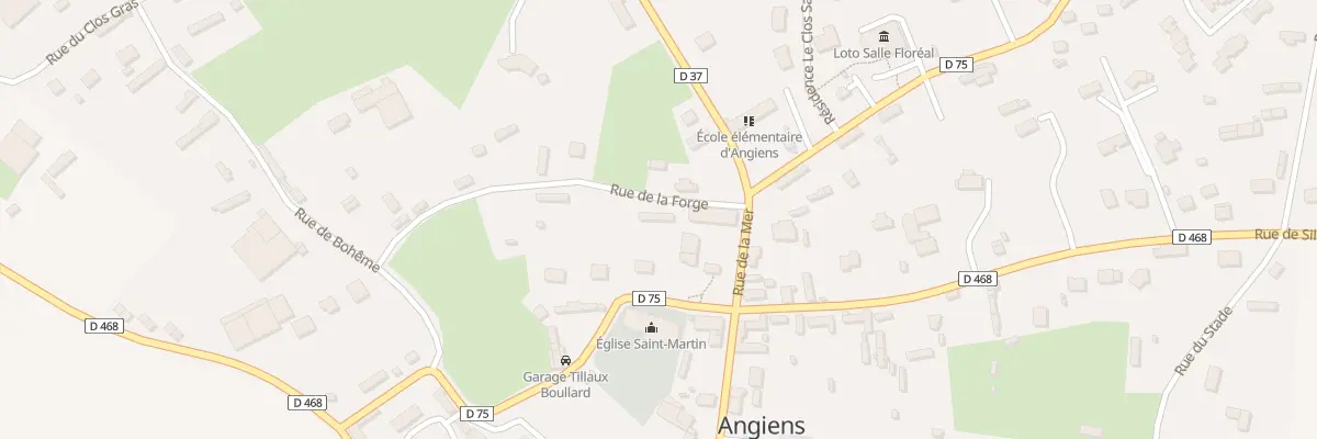 Plan du 39 Rue de la Forge à Angiens