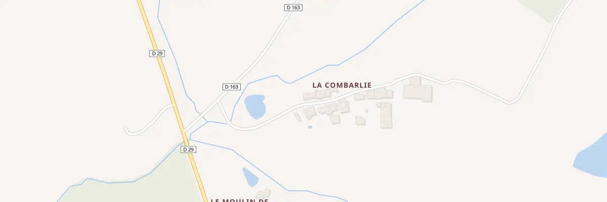 Plan du 1 La Combarlie à Saulgond