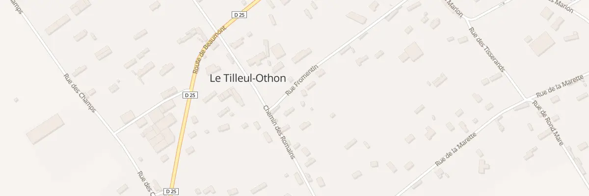 Plan du 5 Rue de l’Eglise - Le Tilleul à Goupil-Othon