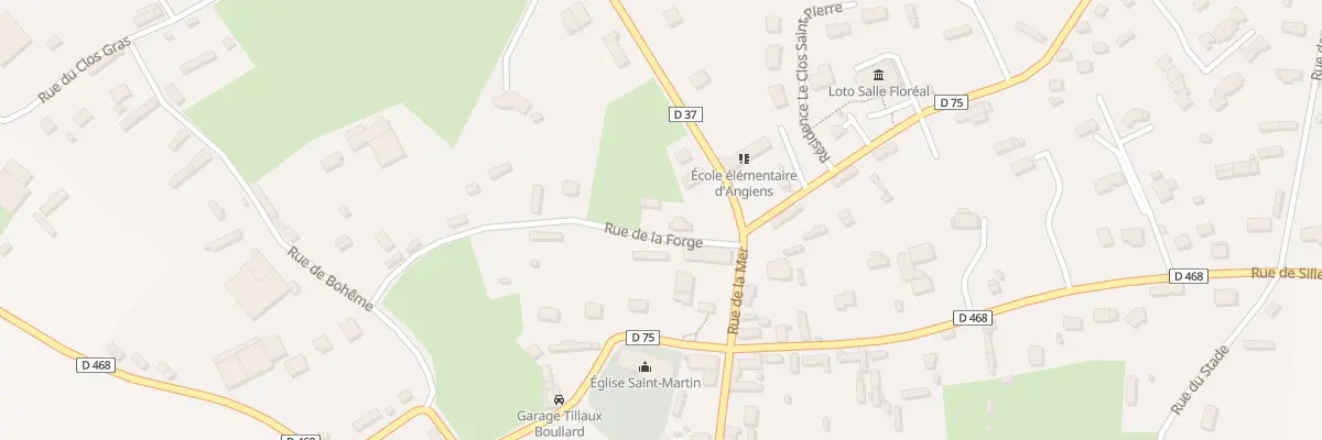 Plan du 46 Rue de la Forge à Angiens