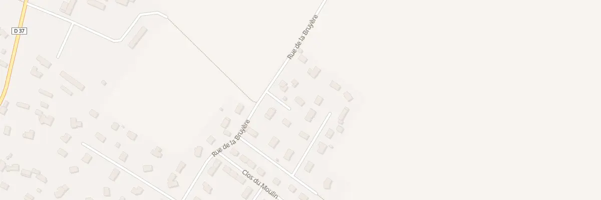 Plan du 520 Rue de la Bruyere à Étoutteville