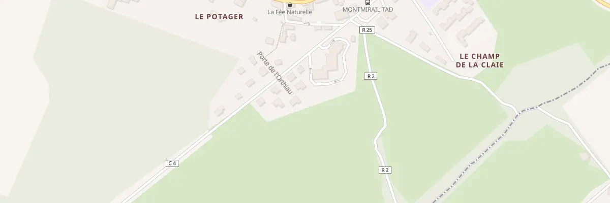 Plan du 13 Pte de L Orthiau à Montmirail