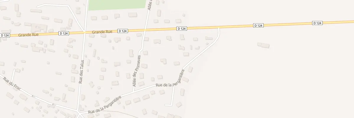 Plan du 23 Rue de la Pergantiere à Boissey-le-Châtel