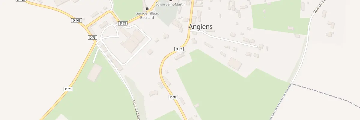 Plan du 664 Rue de la Mer à Angiens
