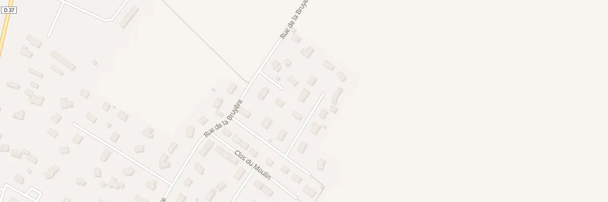 Plan du 3 Rue de la Bruyere à Étoutteville
