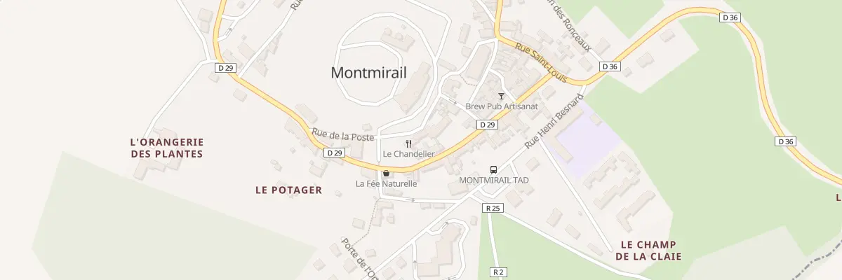 Plan du 7 Pl du Chateau à Montmirail
