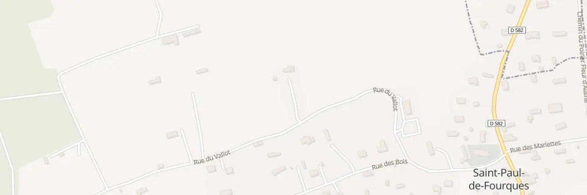 Plan du 1 Rue du Vallot à Saint-Paul-de-Fourques