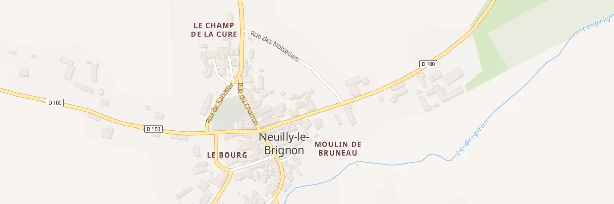 Plan du 14 Rue du Bourrelier à Neuilly-le-Brignon