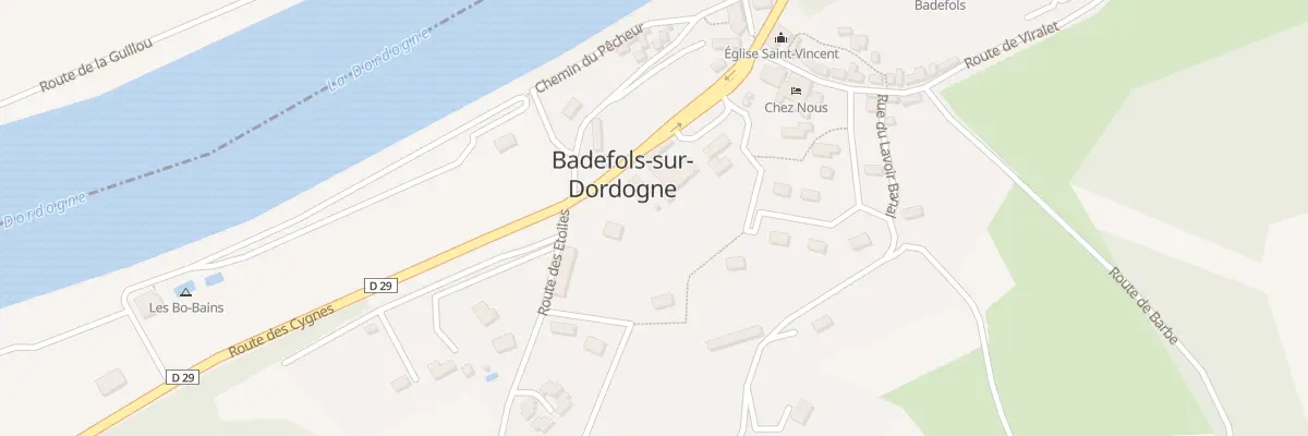 Plan du 3 Le Bourg Sud à Badefols-sur-Dordogne