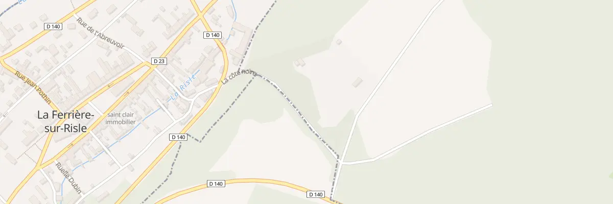 Plan du 1 Les Cotes de la Ferrière à Sébécourt