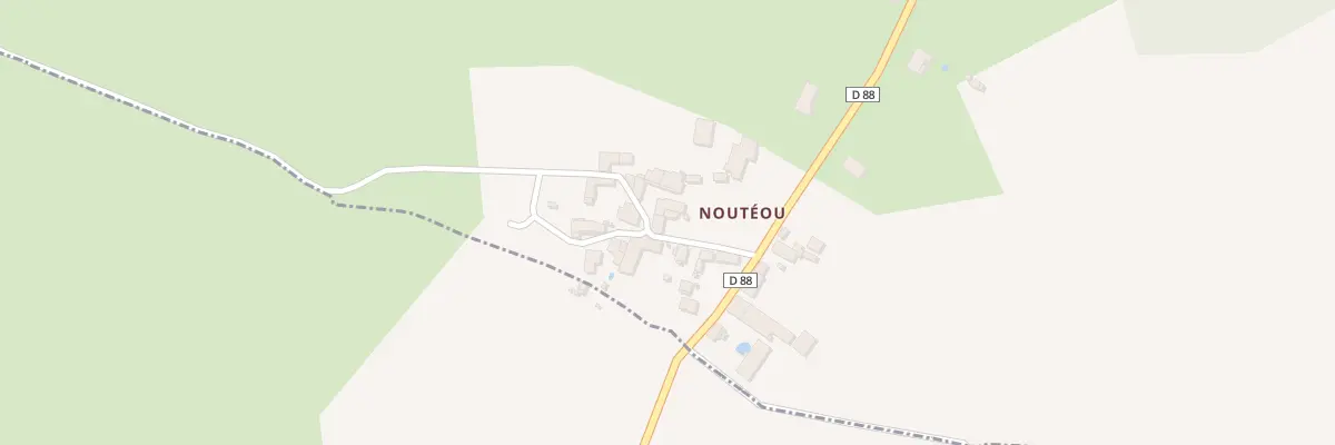 Plan du 267 Nouteou à Pointis-Inard