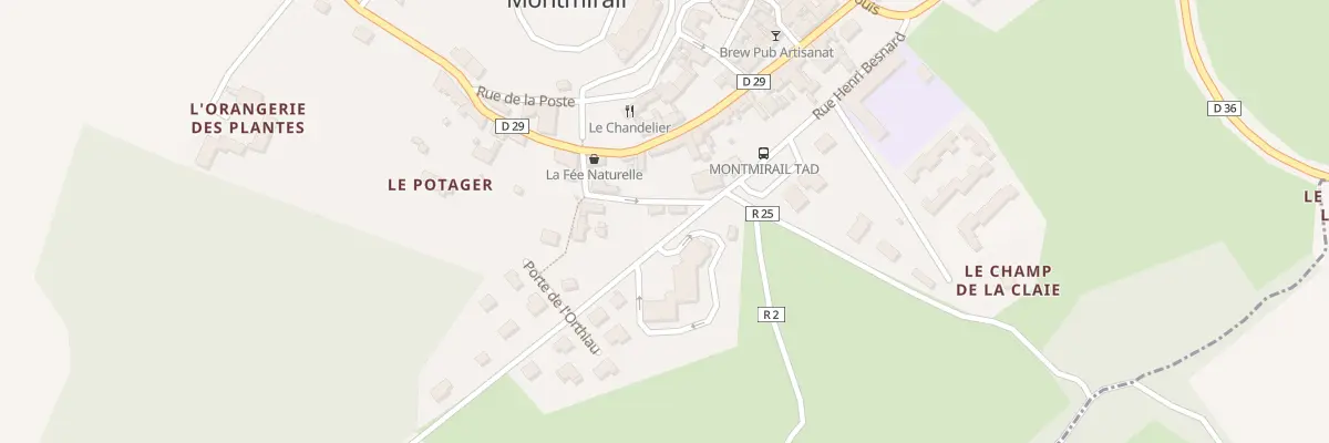 Plan du 4 Pte de L Orthiau à Montmirail