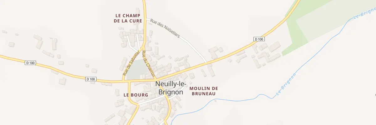 Plan du 16 Rue du Bourrelier à Neuilly-le-Brignon