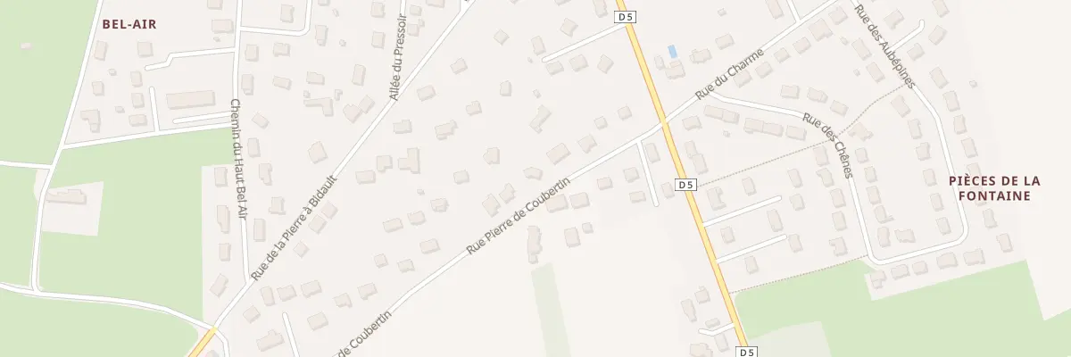 Plan du 11 Rue Pierre de Coubertin à Monnaie