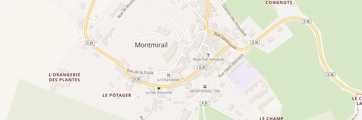 Plan du 1 Rue de la Chatillonnerie à Montmirail