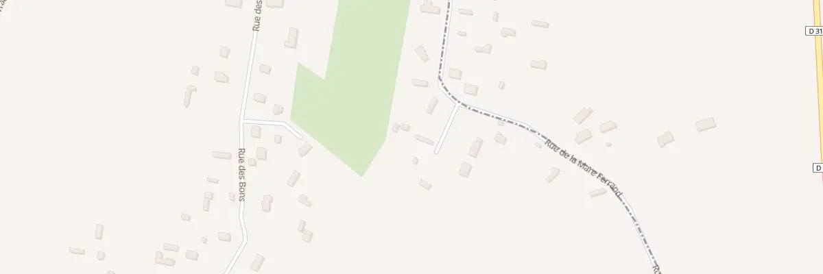 Plan du 13 Rue de la Mare Ferrand à Hauville