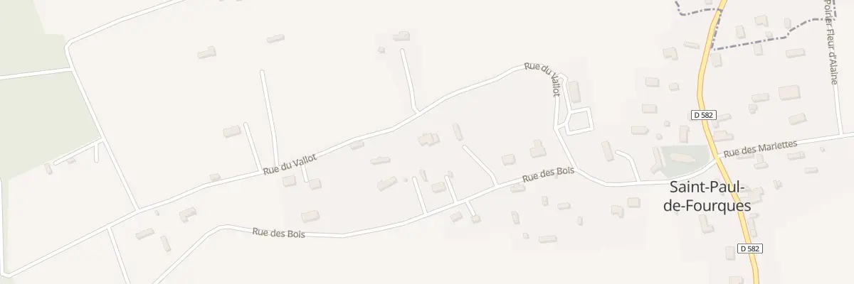 Plan du 2 Rue du Vallot à Saint-Paul-de-Fourques