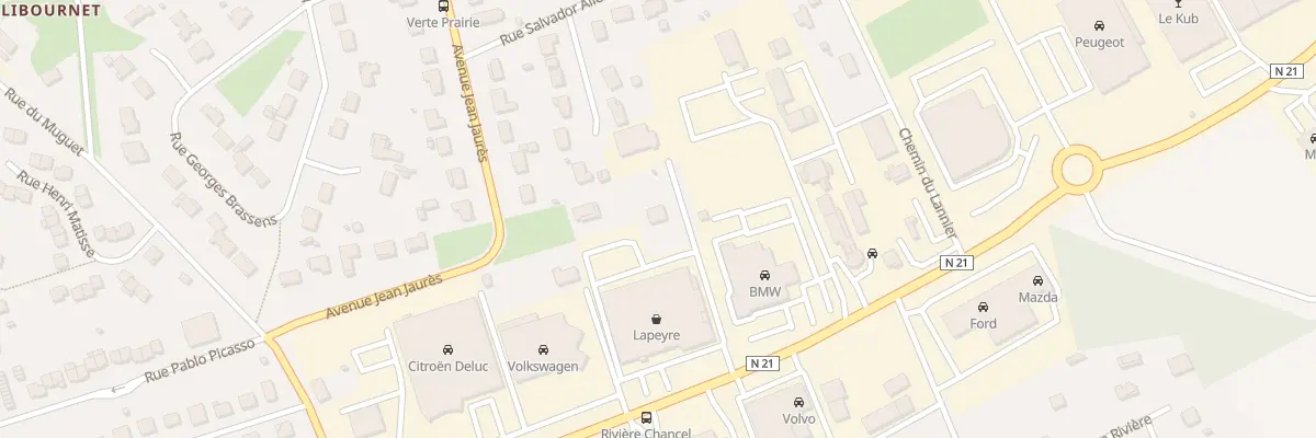 Plan du 19 Av de l’Automobile à Trélissac
