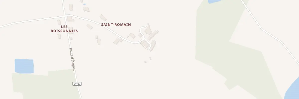 Plan du 5029 Saint Romain à Saulgond