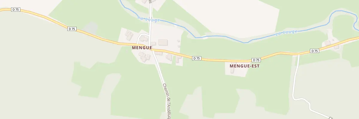 Plan du 188 Mengue-Est à Aulon