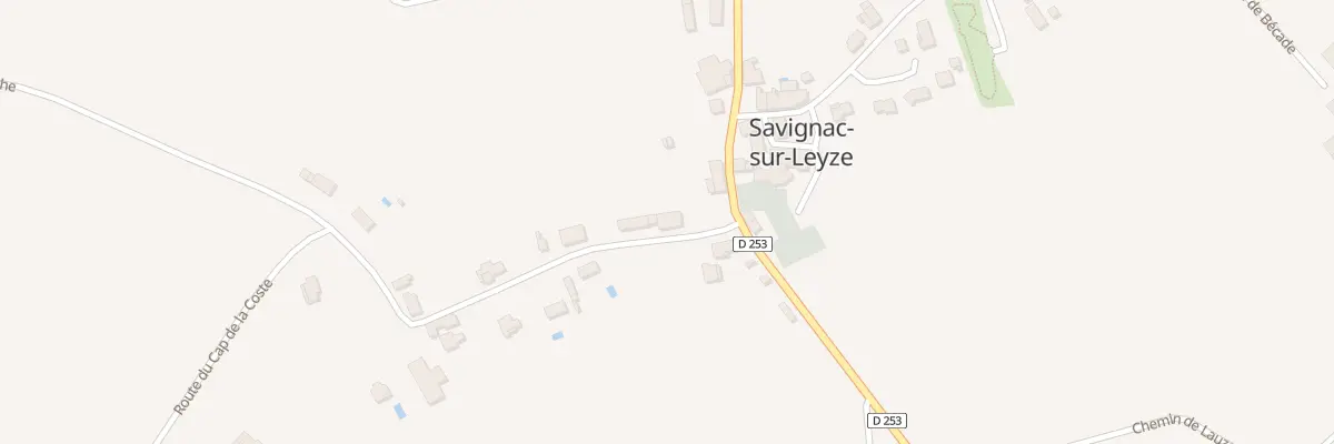 Plan du 81 Le Bourg-ouest à Savignac-sur-Leyze